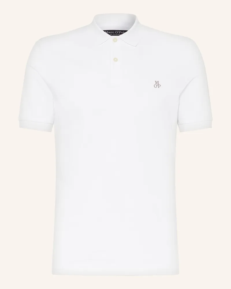 Marc O'Polo Piqué-Poloshirt Regular Fit weiss Weiss