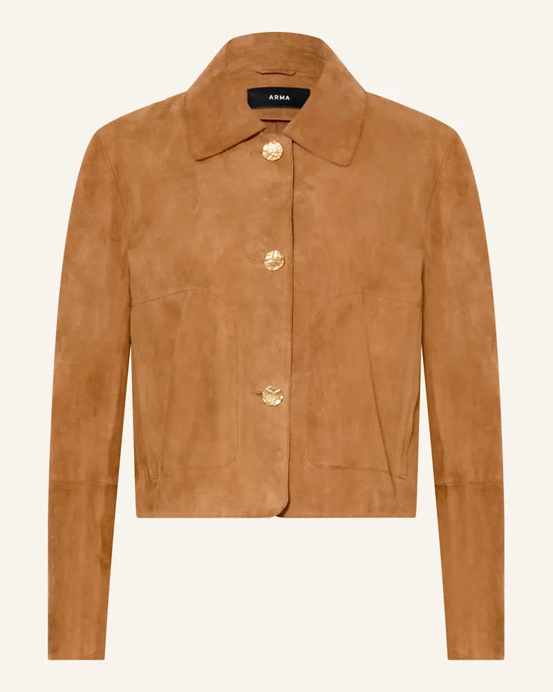 Arma Lederjacke Emilla braun Cognac