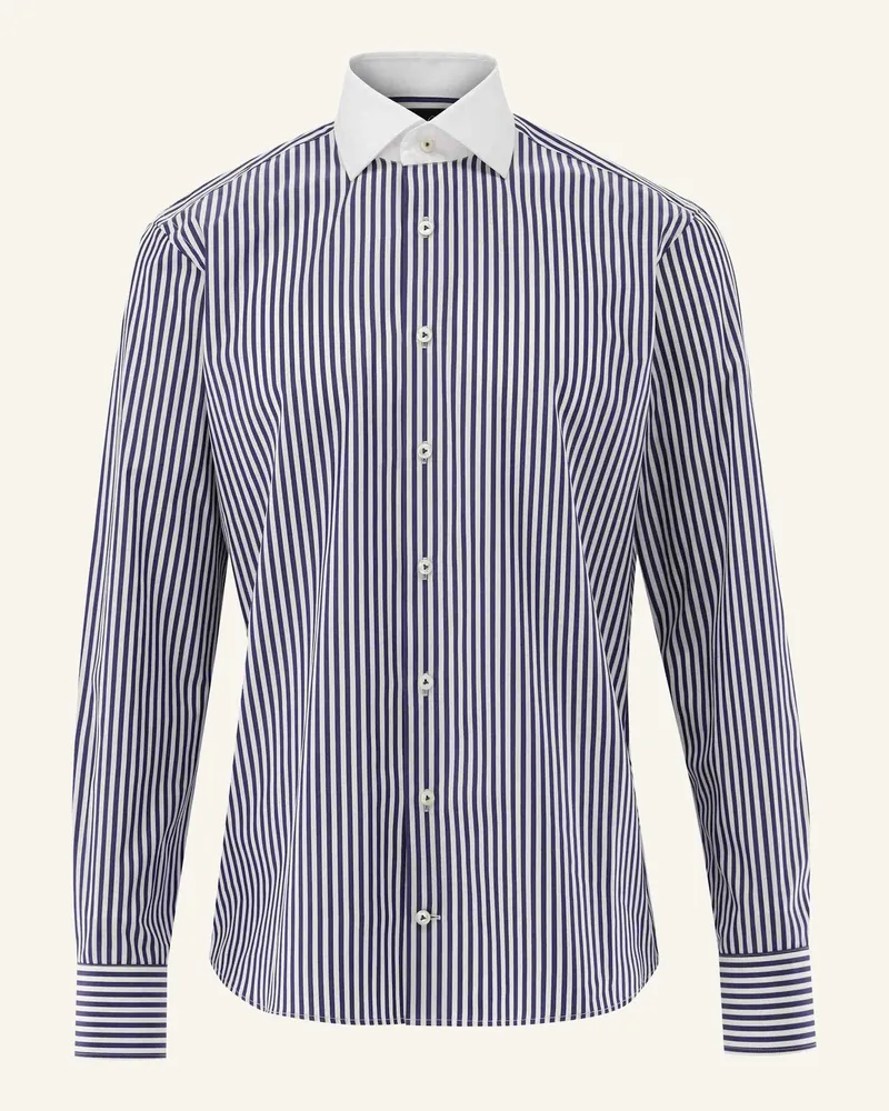 van Laack Hemd Slim Fit blau Dunkelblau