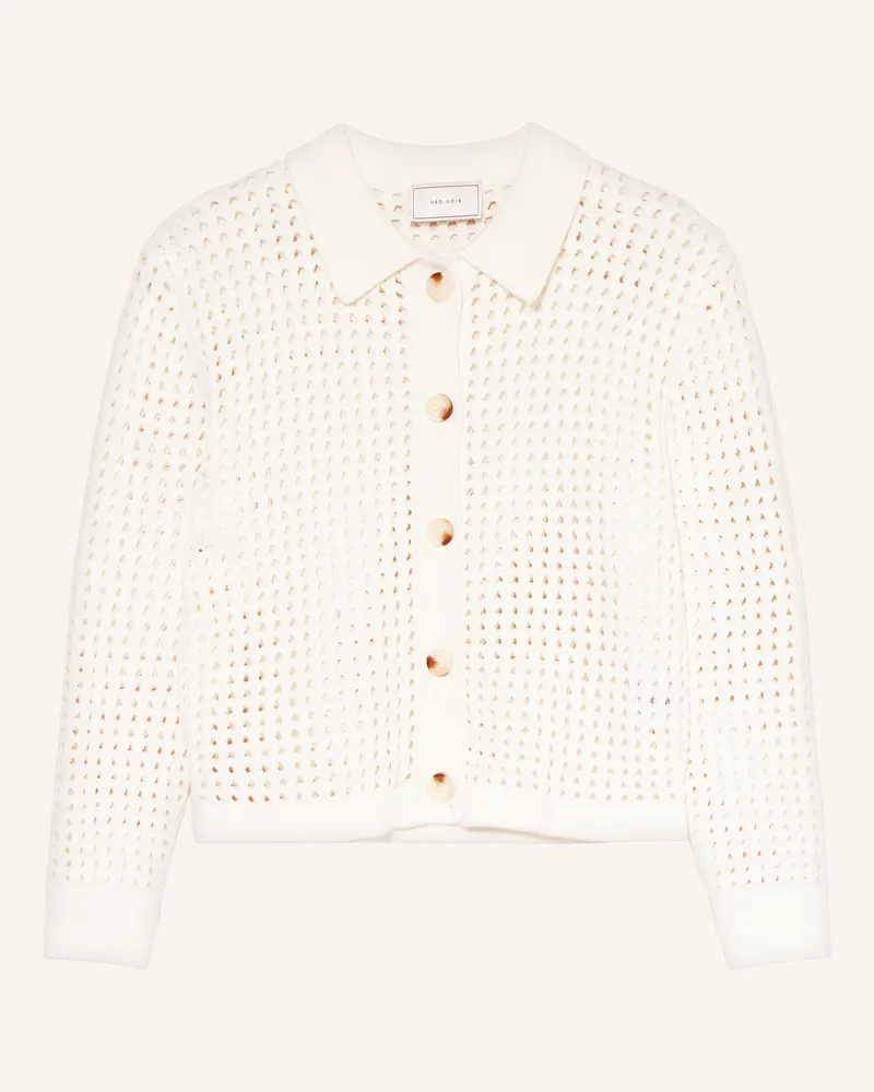 Neo Noir Strickjacke LAURANA Weiss