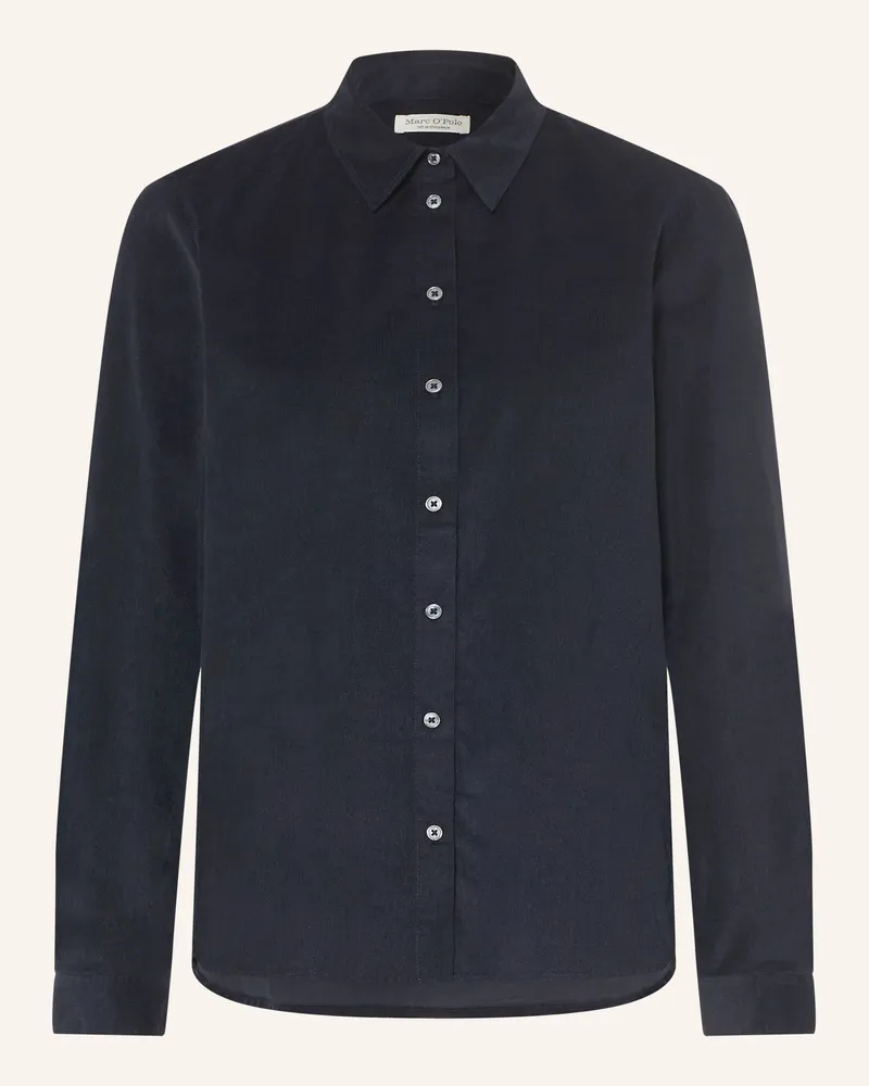 Marc O'Polo Hemdbluse Aus Cord blau Dunkelblau
