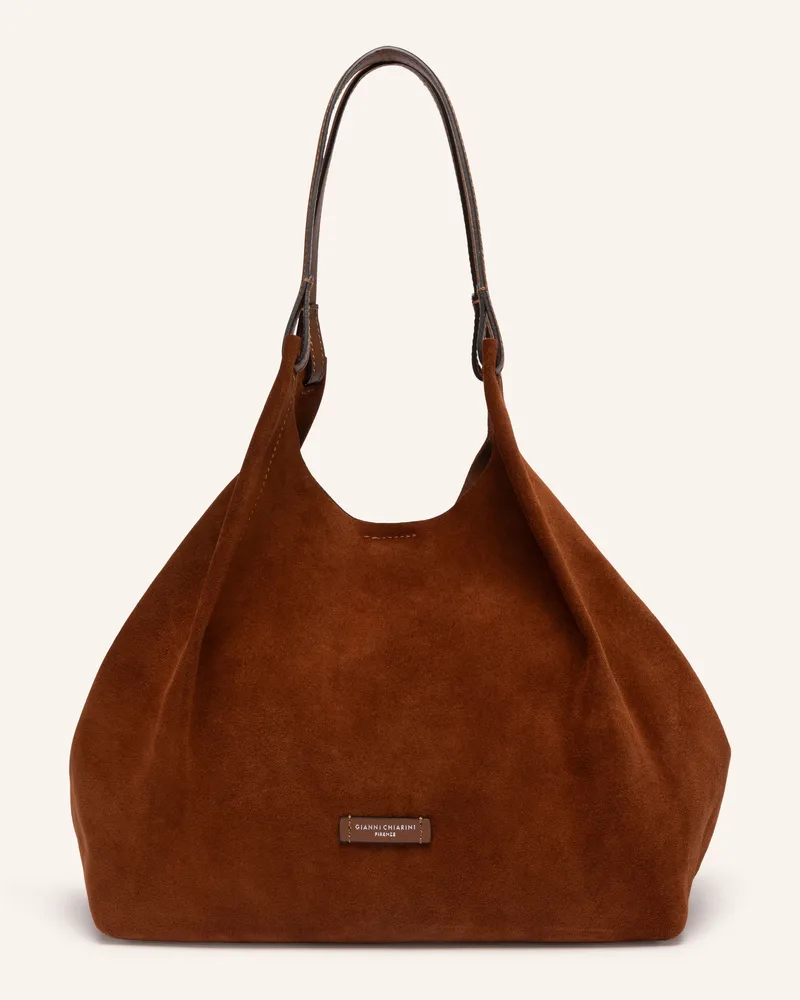 Gianni Chiarini Shopper Dua Xl Mit Pouch braun Cognac