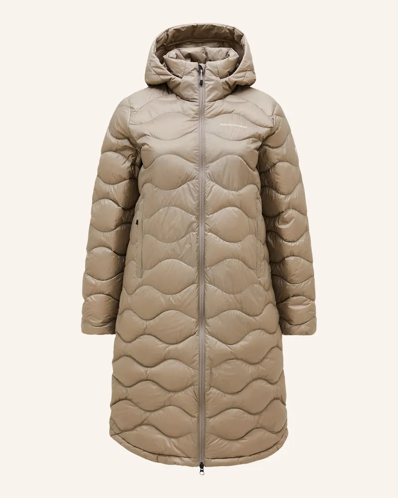 Peak Performance Lightweight-Daunenmantel Helium braun Hellbraun