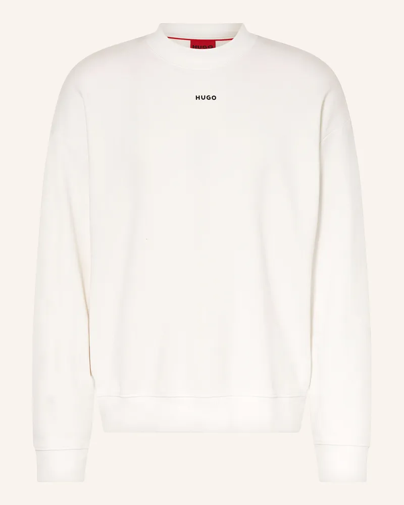 HUGO BOSS Sweatshirt DAPOCREW Weiss