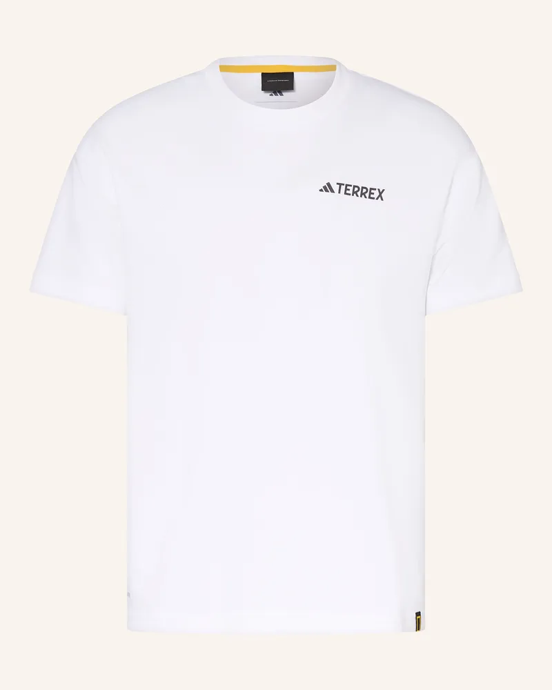 adidas T-Shirt NATIONAL GEOGRAPHIC UF AEROREADY GRAPHIC Weiss