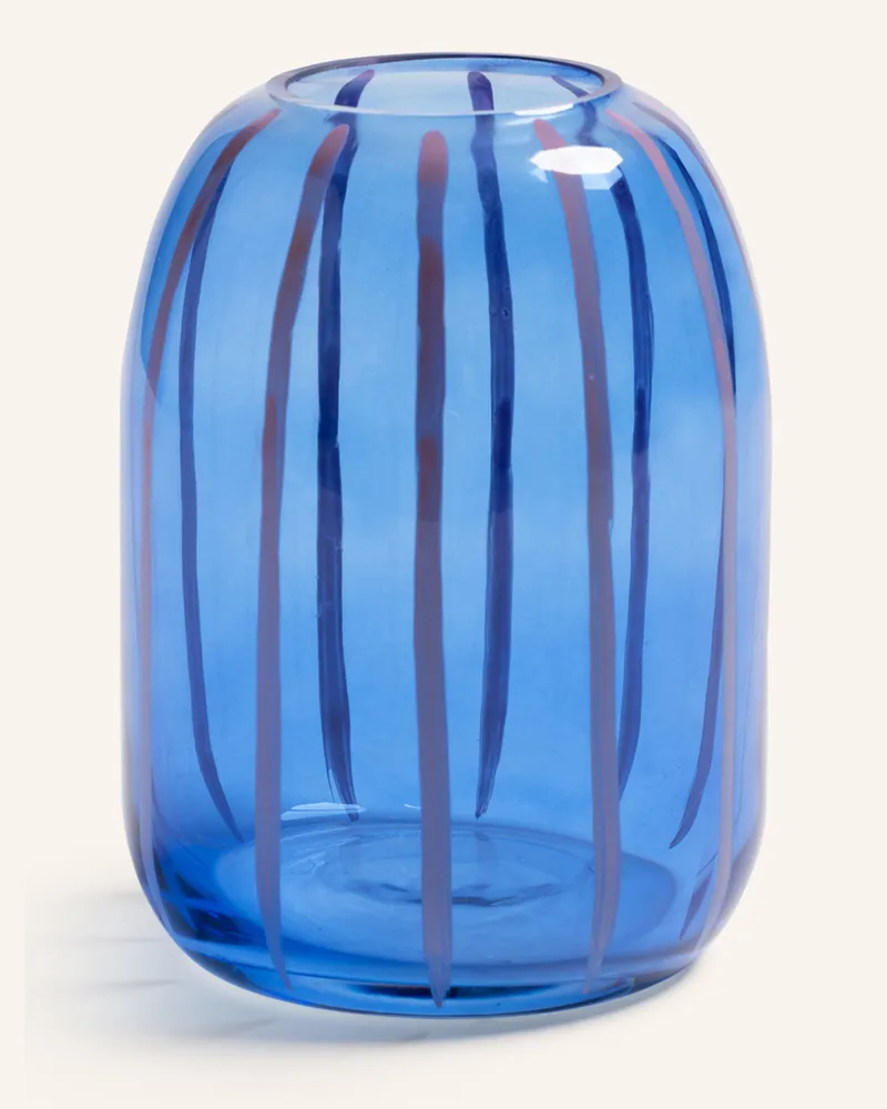 &k amsterdam Vase Sweep blau Blau