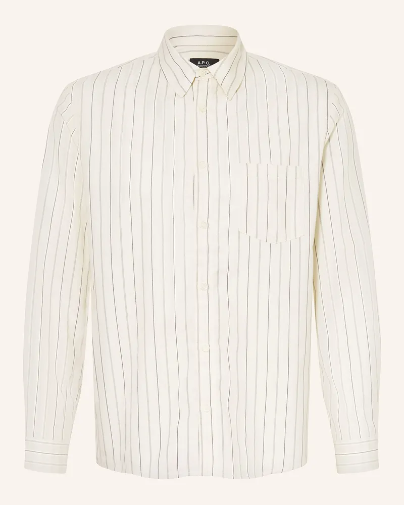 A.P.C. Hemd CLEMENT Standard Fit Ecru