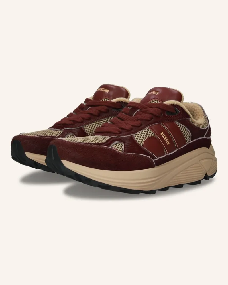 Blackstone Sneaker rot Dunkelrot