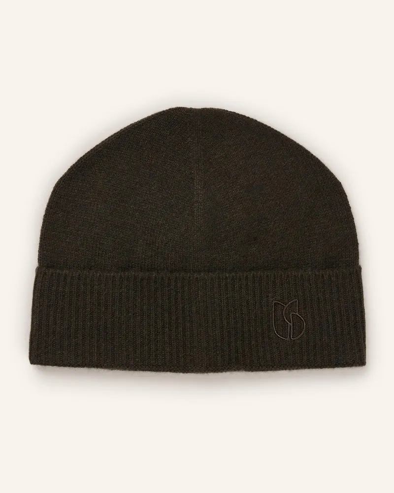 ba&sh Cashmere-Mütze Cobo gruen Khaki