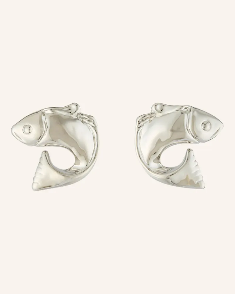 Jacquemus Ohstecker Les Boucles Poisson silber Silber