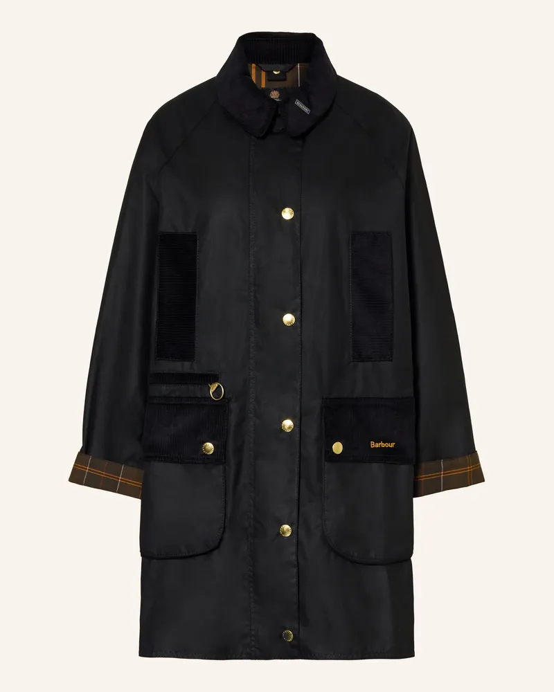 Barbour Parka Icon schwarz Schwarz