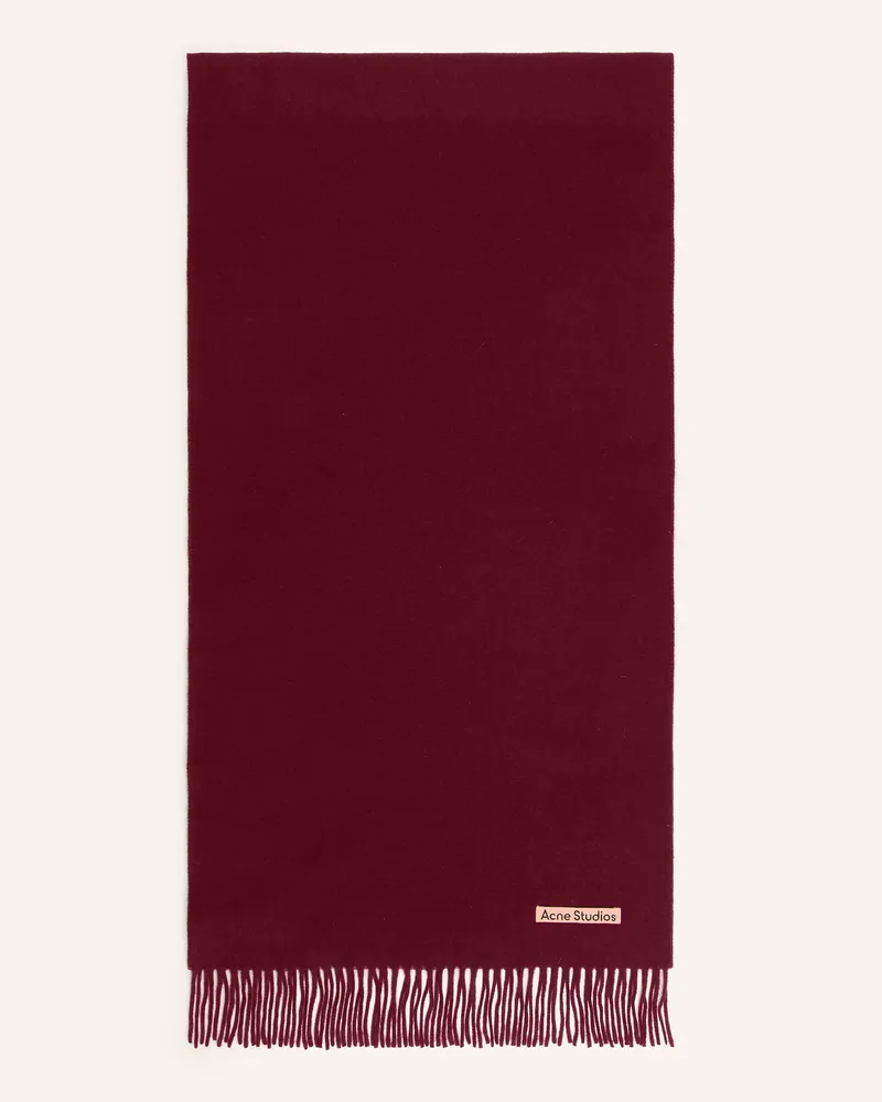 Acne Studios Schal rot Dunkelrot
