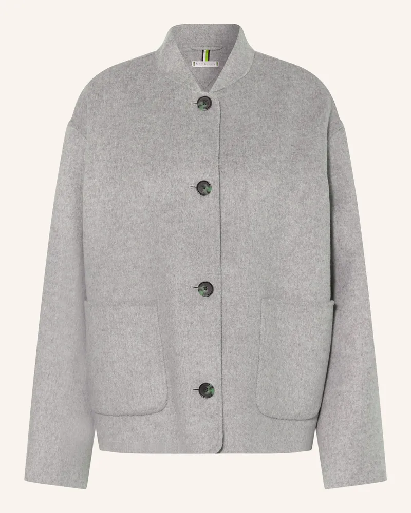 Tommy Hilfiger Kastenjacke Hellgrau