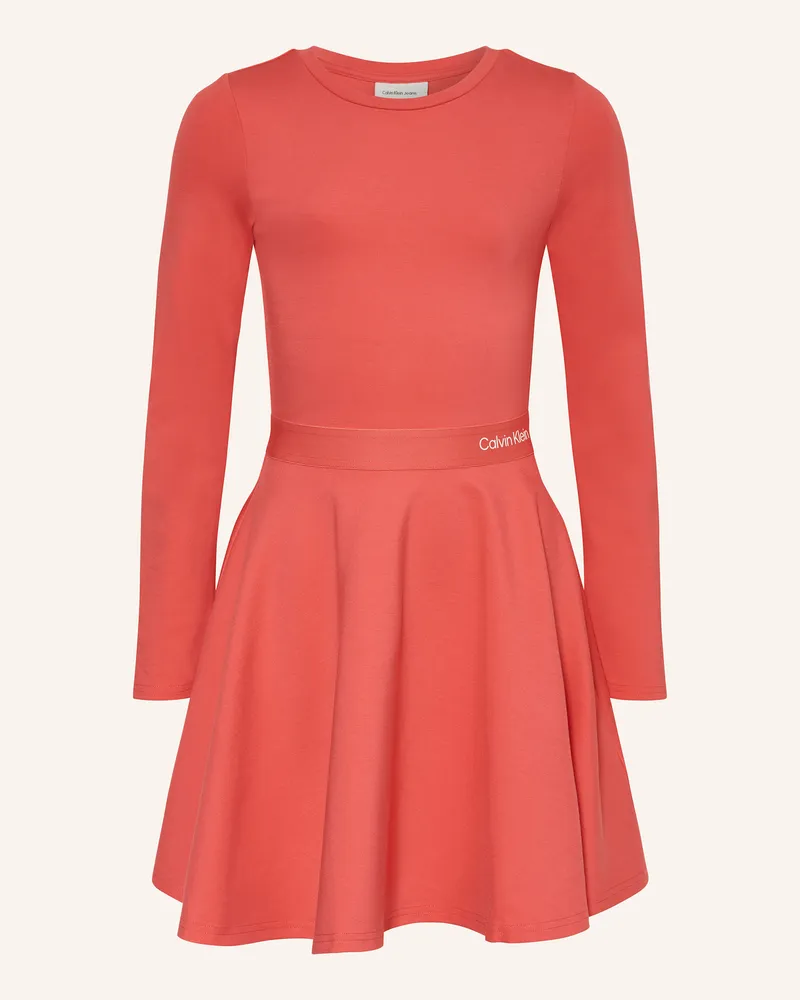 Calvin Klein Jerseykleid rot Rot