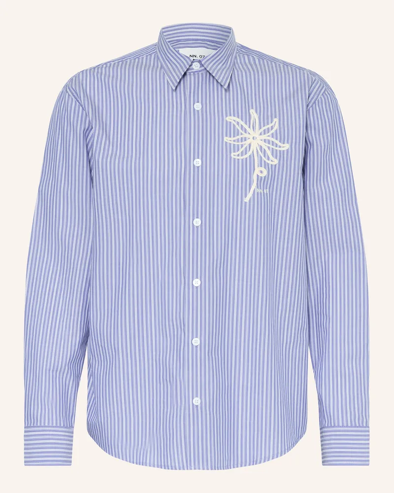 NN 07 Hemd QUINSY Regular Fit Blau