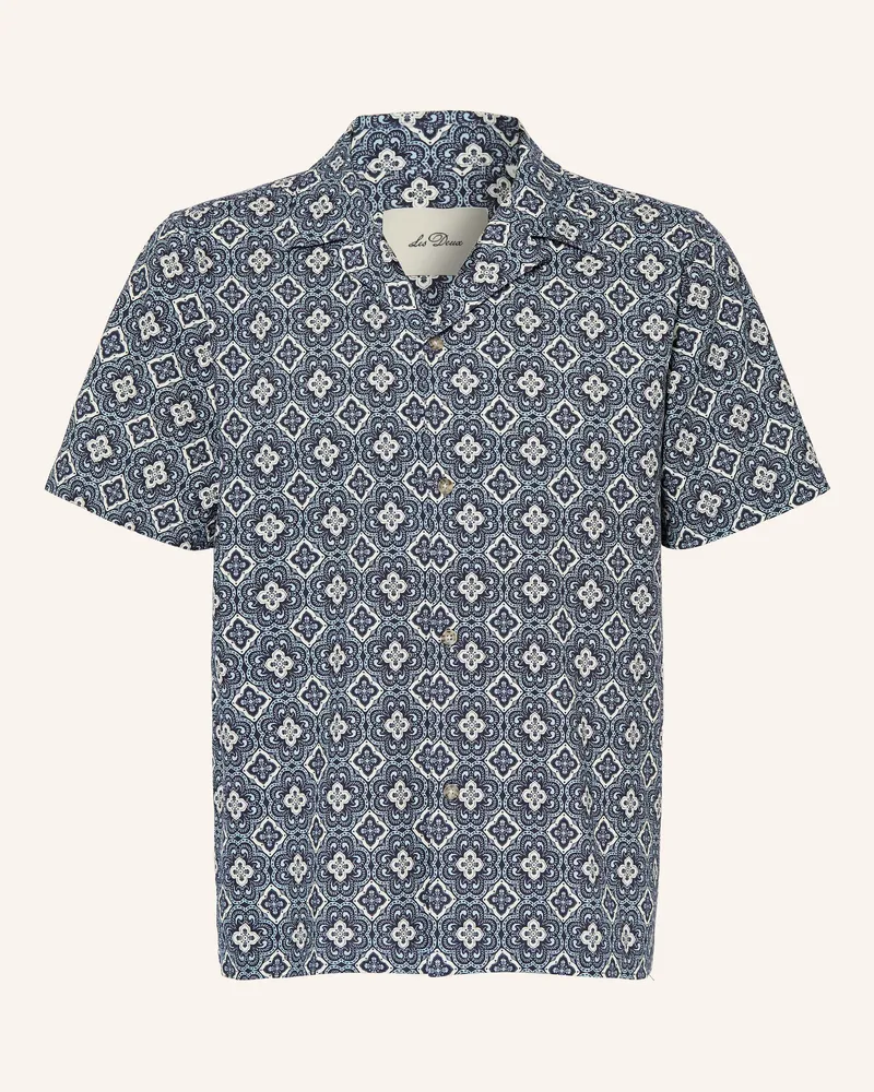 LES DEUX Resorthemd LUKAS Regular Fit Dunkelblau