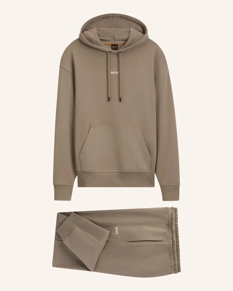 HUGO BOSS Tracksuitwesmallhood Regular Fit braun Braun