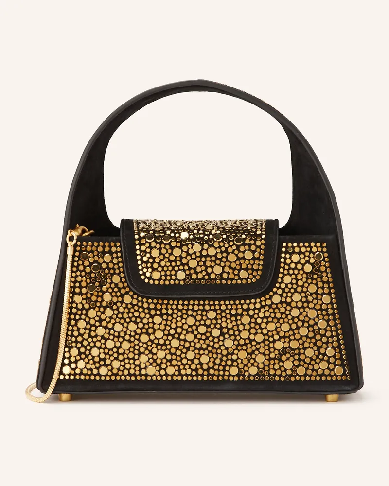 Marc Cain Handtasche Mit Schmucksteinen schwarz 900