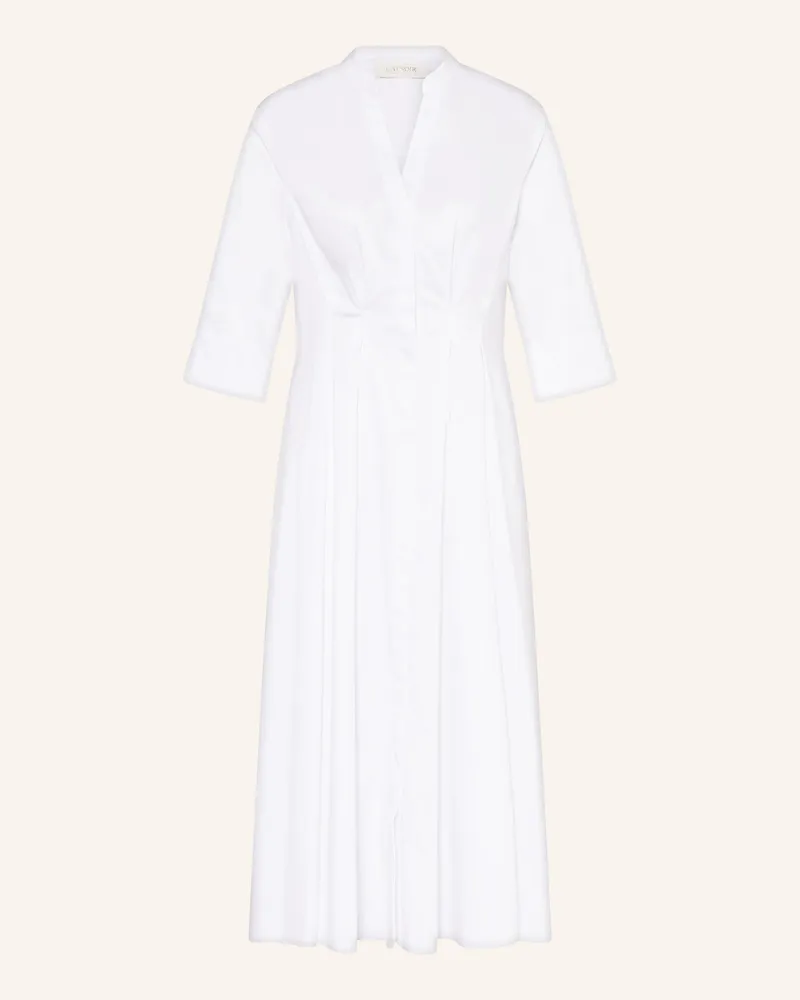 CATNOIR Hemdblusenkleid Mit 3/4-Arm weiss Weiss