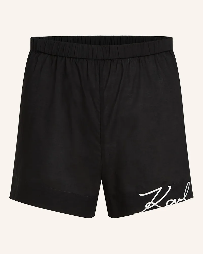 Karl Lagerfeld Badeshorts Schwarz