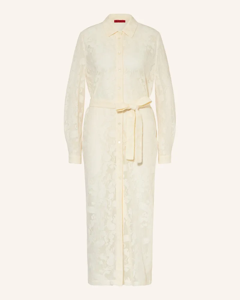 MAX&Co. Hemdblusenkleid Cotalento Aus Spitze weiss Creme