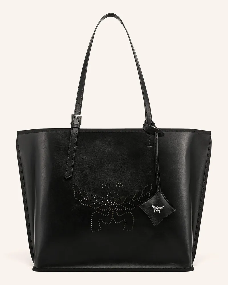 MCM Shopper HIMMEL mit Pouch Schwarz