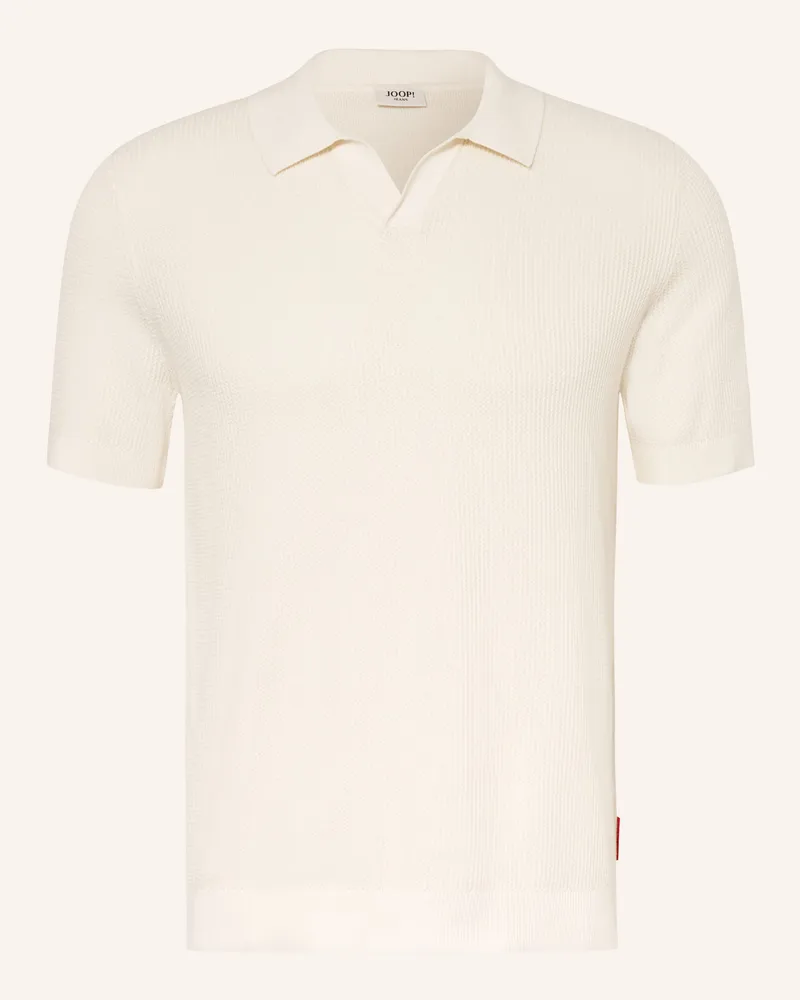 JOOP! Strick-Poloshirt Adrianor beige Creme