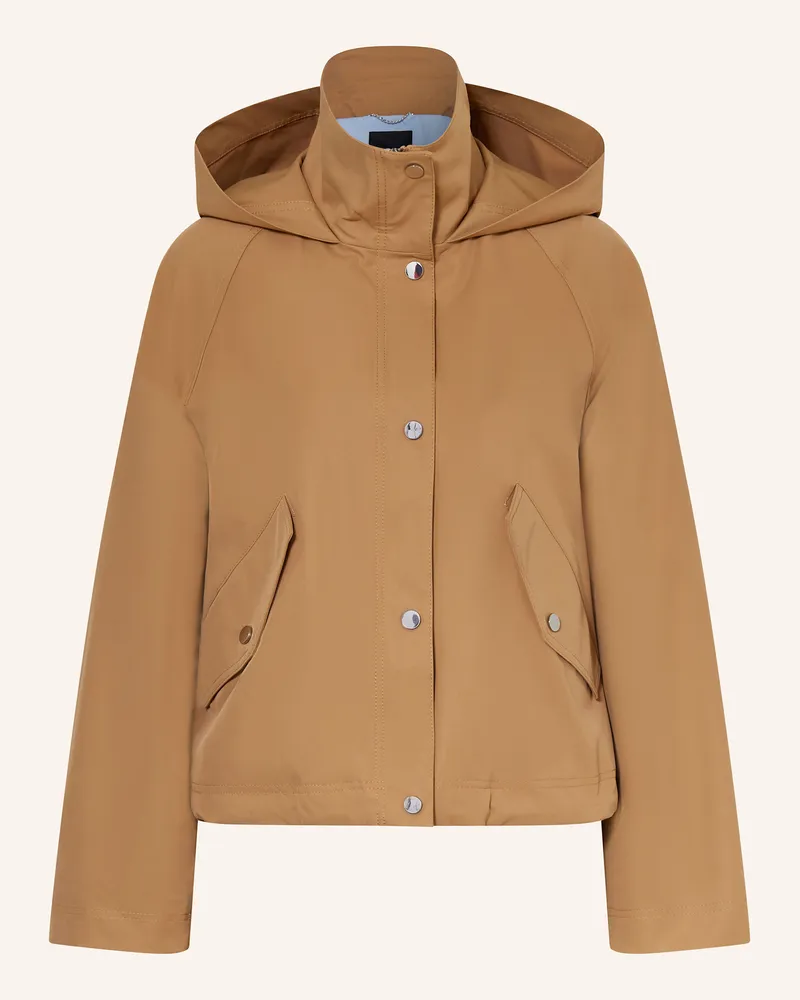 HUGO BOSS Cropped-Jacke CARBORA Camel