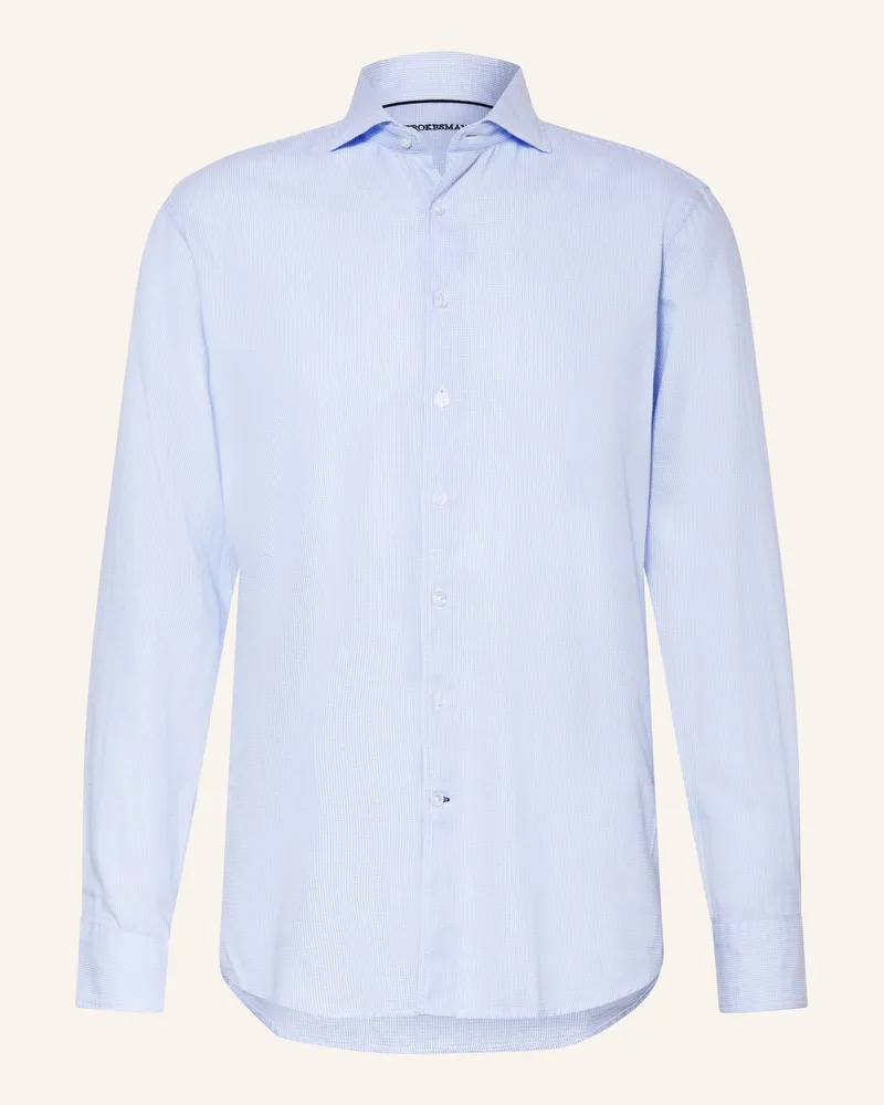 Strokesman's Hemd Slim Fit blau Hellblau