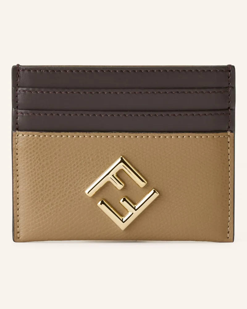 Fendi Kartenetui braun Camel