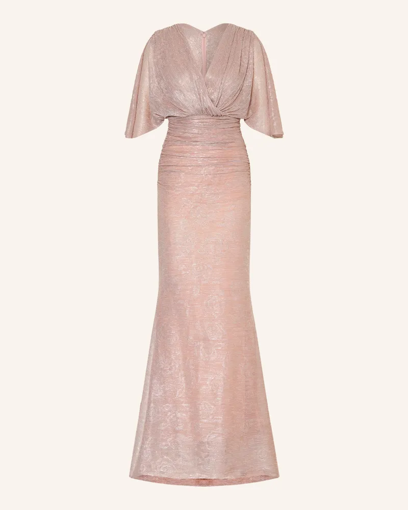 Talbot Runhof Abendkleid Mit Glitzergarn rosa 020
