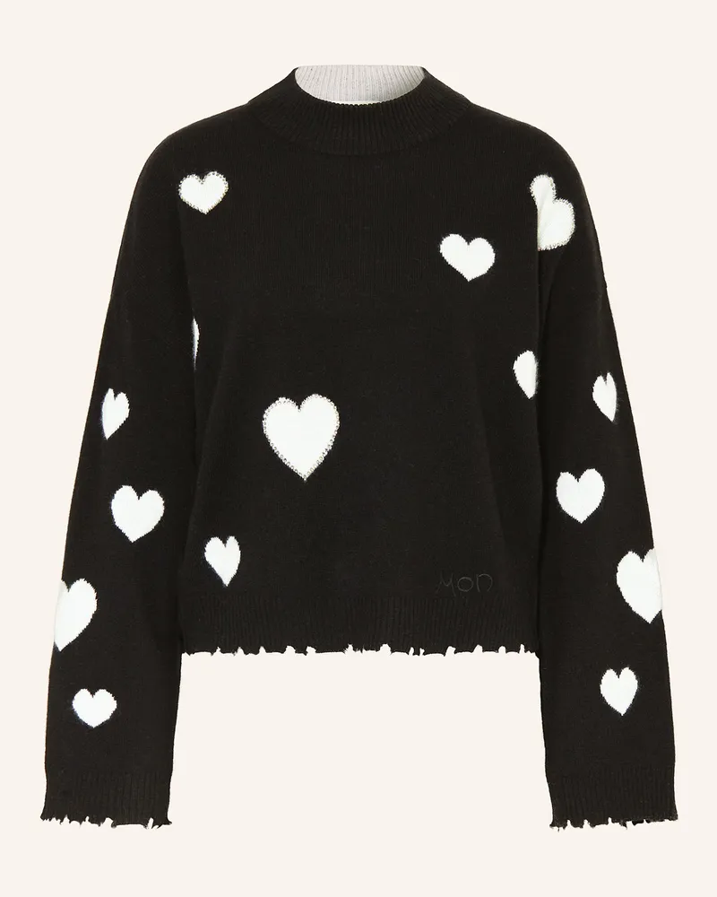 Princess goes Hollywood Pullover mit Schmucksteinen Schwarz