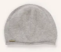 Cashmere-Mütze mit Pailletten und Glitzergarn