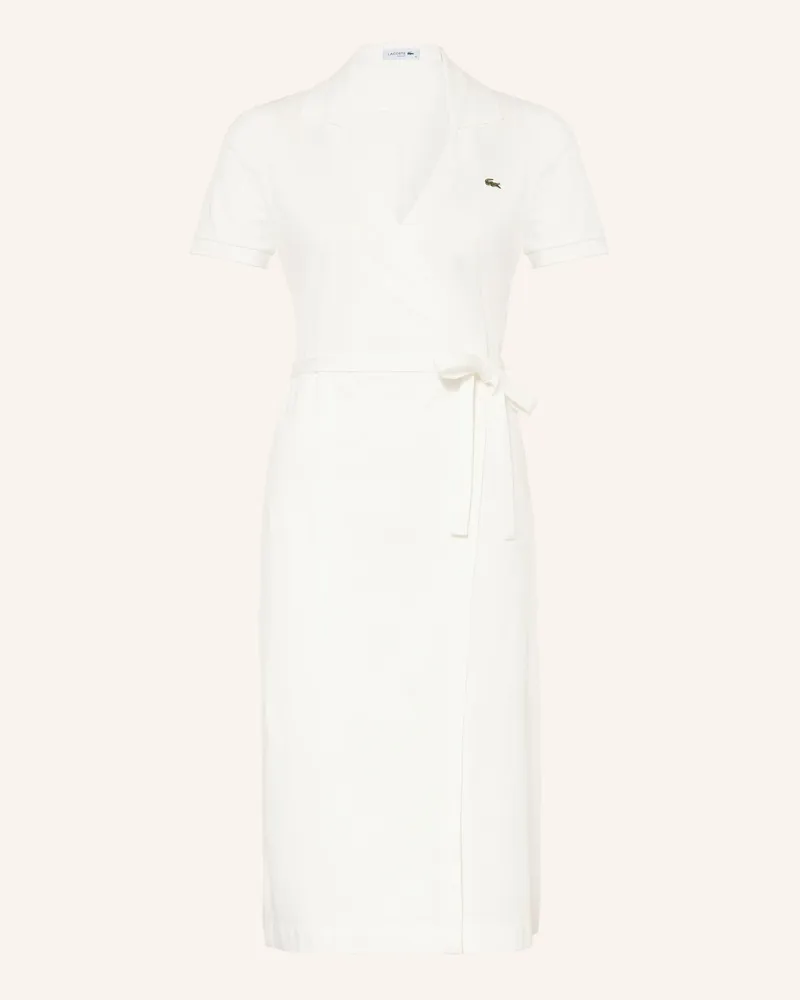 Lacoste Wickelkleid Weiss