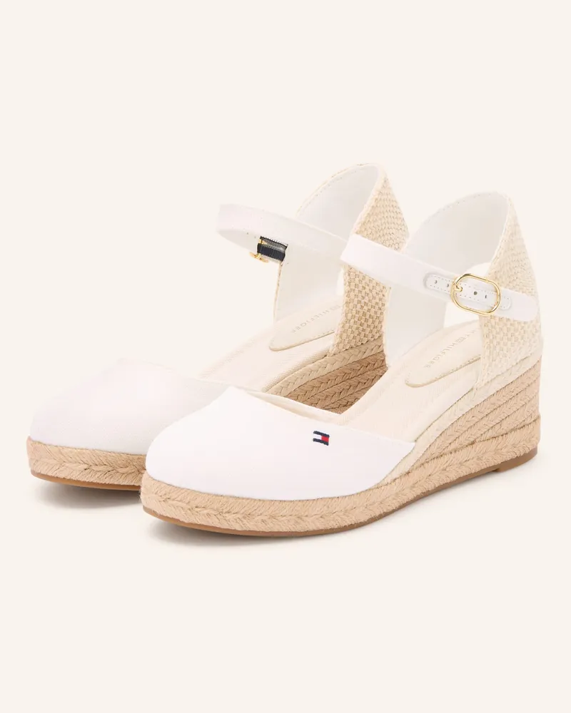 Tommy Hilfiger Wedges weiss Ecru