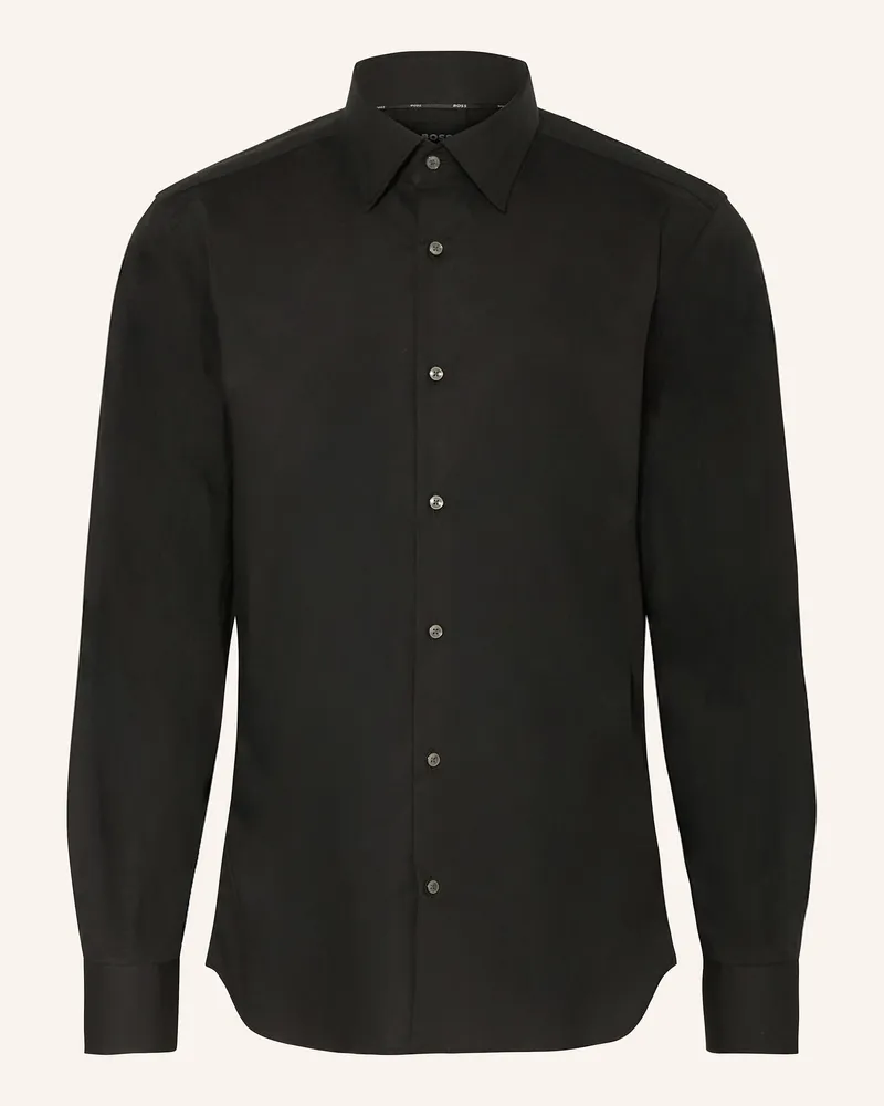HUGO BOSS Hemd JOE Regular Fit Schwarz