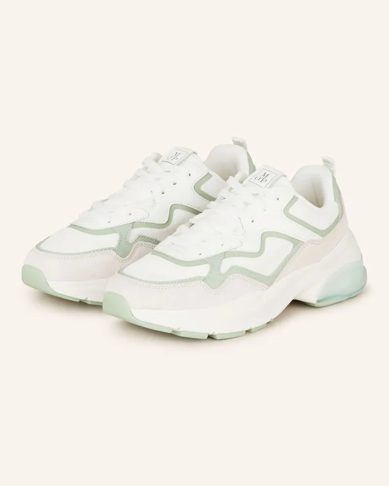 Marc O'Polo Sneaker - WEISS/ MINT Weiss