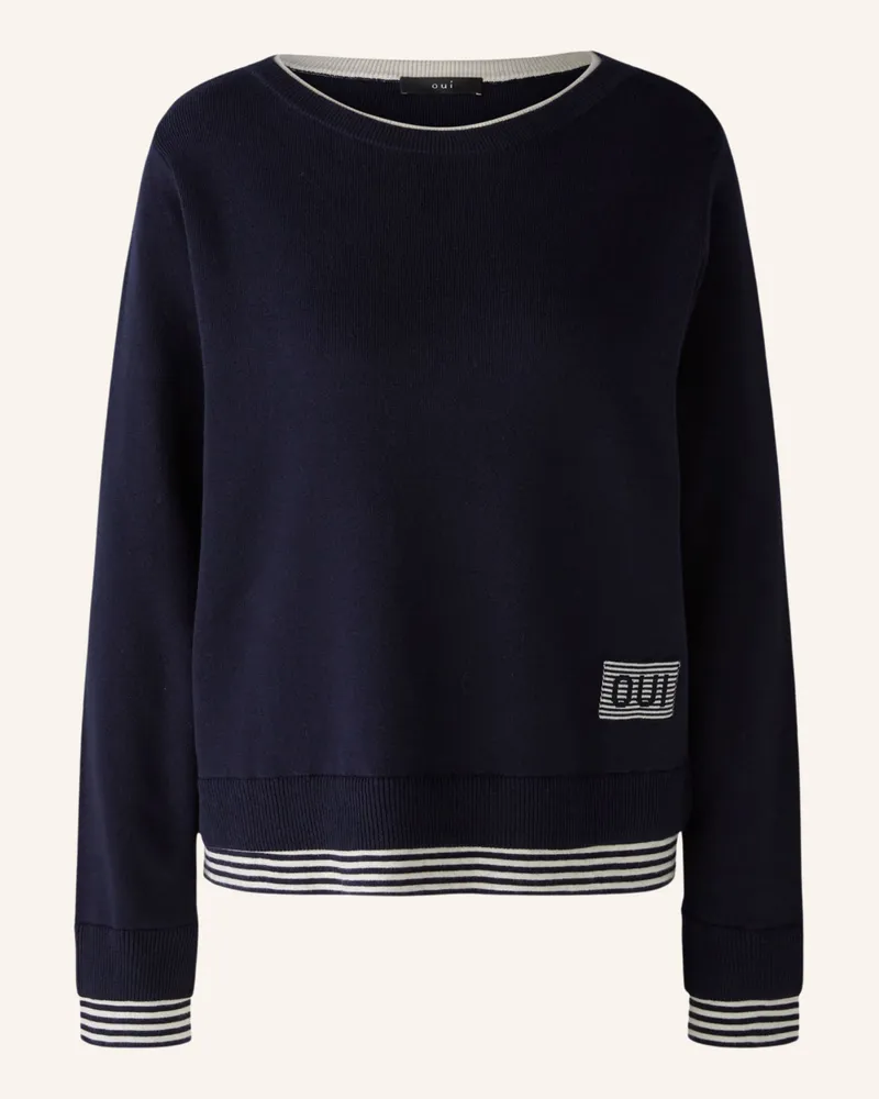 Oui  Pullover Leeza blau Blau