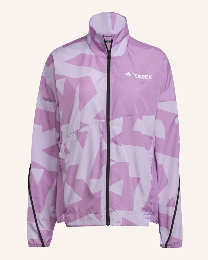 adidas TERREX MULTI PRINTED WINDJACKE Lila