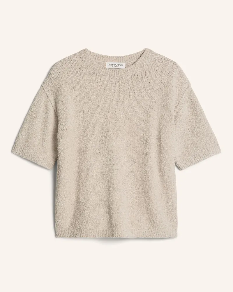 Marc O'Polo Kurzarm-Pullover grau Grau
