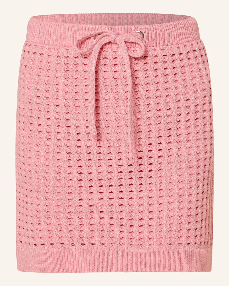 Mrs & HUGS Strickrock Mit Glitzergarn pink Pink