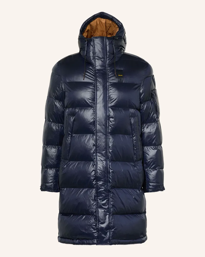 Blauer Steppmantel Aldrich blau Dunkelblau