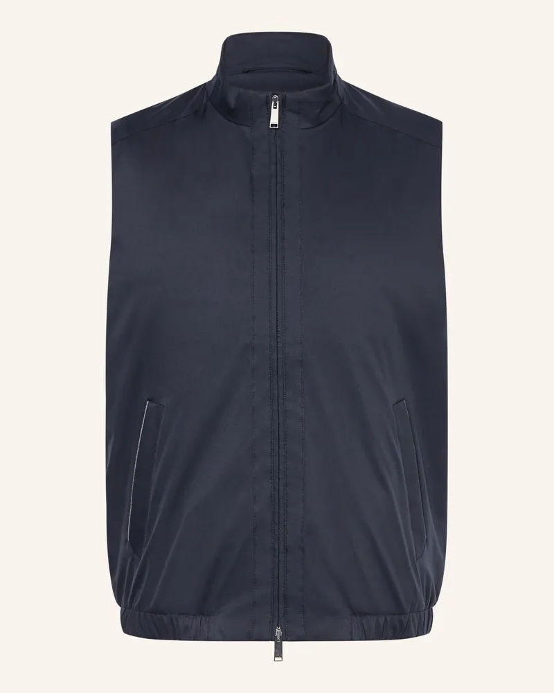 Eton Weste blau Dunkelblau