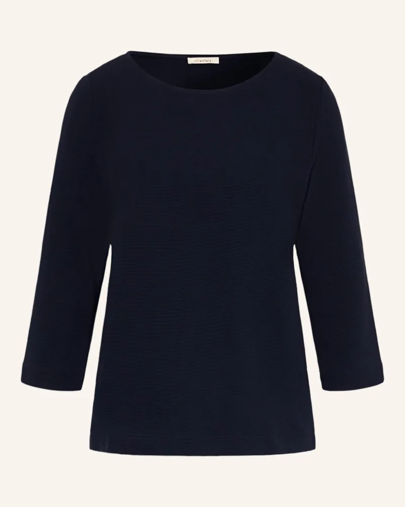 lilienfels Shirt mit 3/4-Arm Dunkelblau