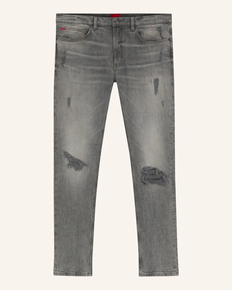 HUGO BOSS Jeans Hugo 734 Extra-Slim Fit silber Silber
