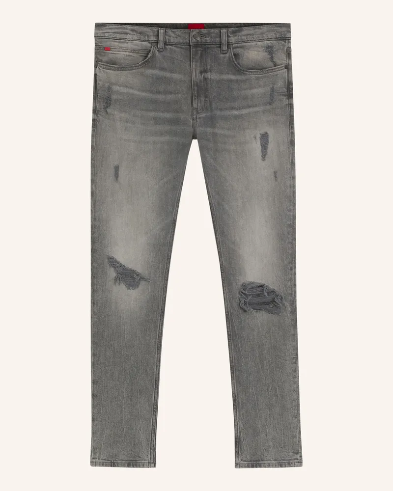 HUGO BOSS Jeans Hugo 734 Extra-Slim Fit silber Silber