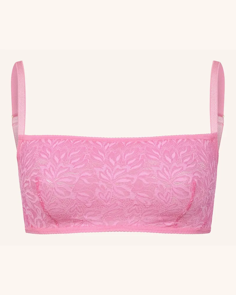 Ehrlich Textil Bustier ICONIC LACE BANDEAU BRALETTE Pink