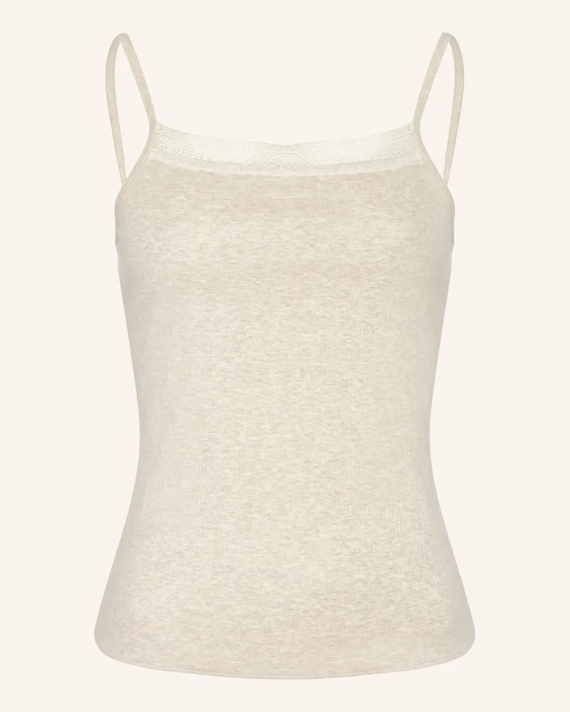 Sloggi Top Go Ribbed grau Creme