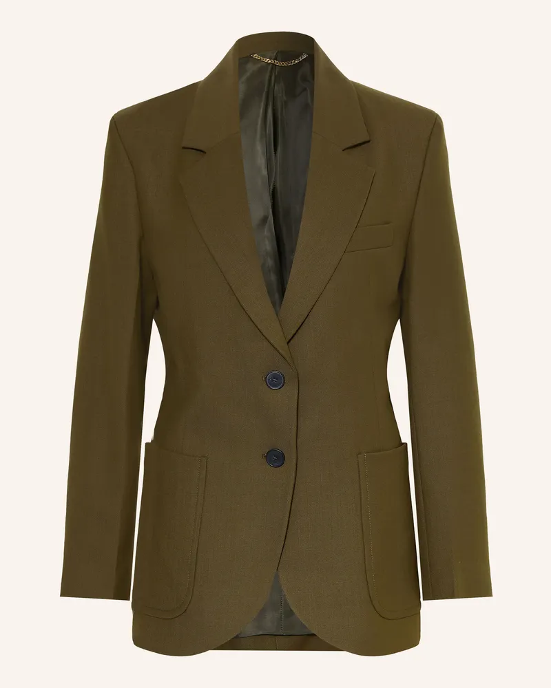 Victoria Beckham Longblazer Katherine gruen Oliv