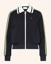 Lacoste Sweatjacke mit Galonstreifen Blau